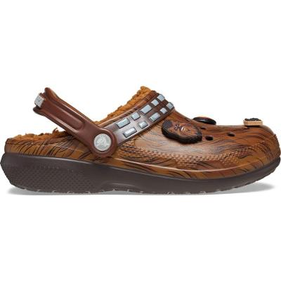 Sandália crocs star wars classic lined clog juvenil espresso