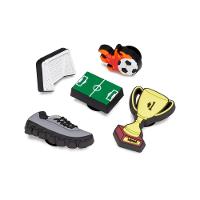 Jibbitz™ celebração futebol pack com 5 unidades unico unico - 1
