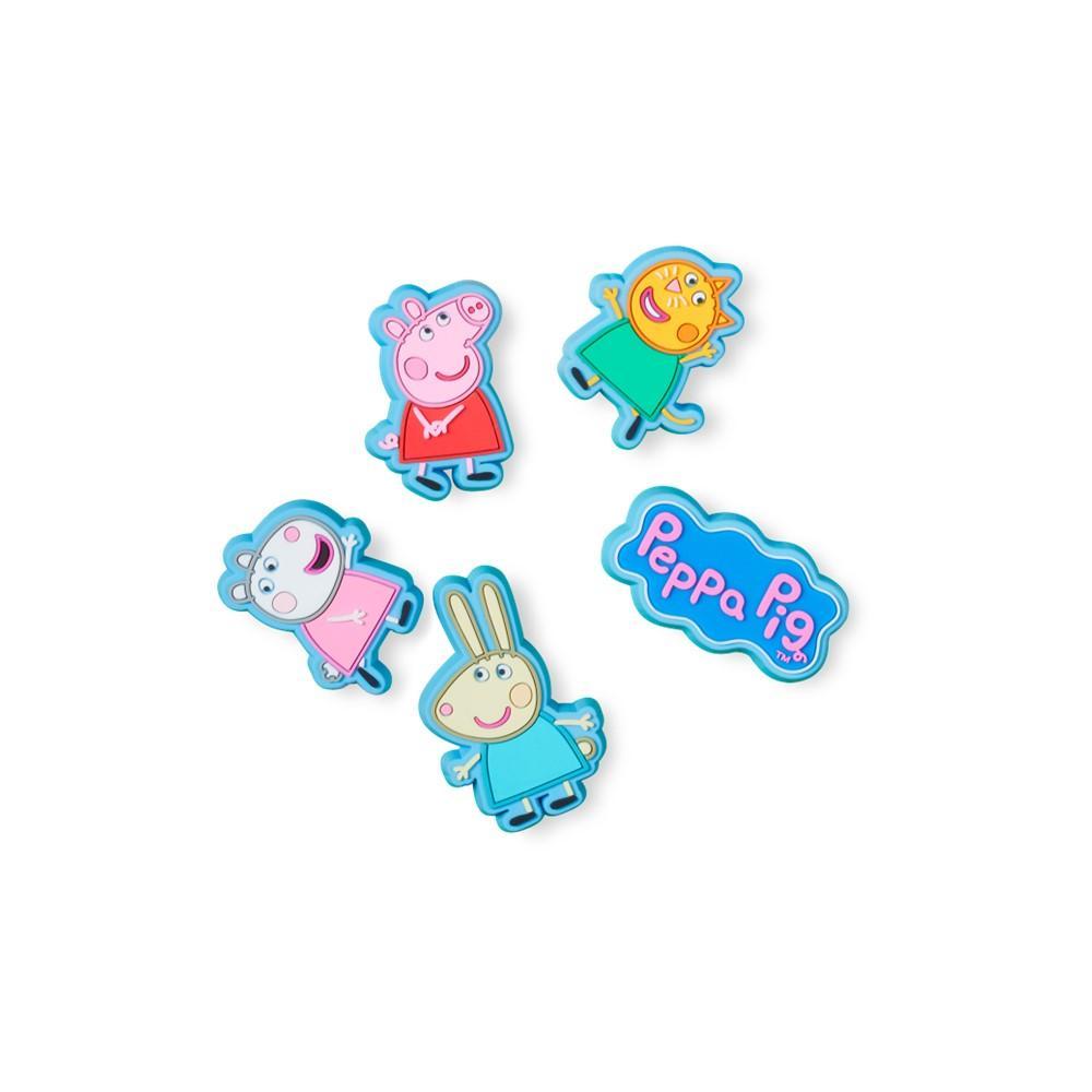 Jibbitz peppa pig pack 5 unico - 1