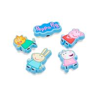 Jibbitz peppa pig pack 5 unico - 2