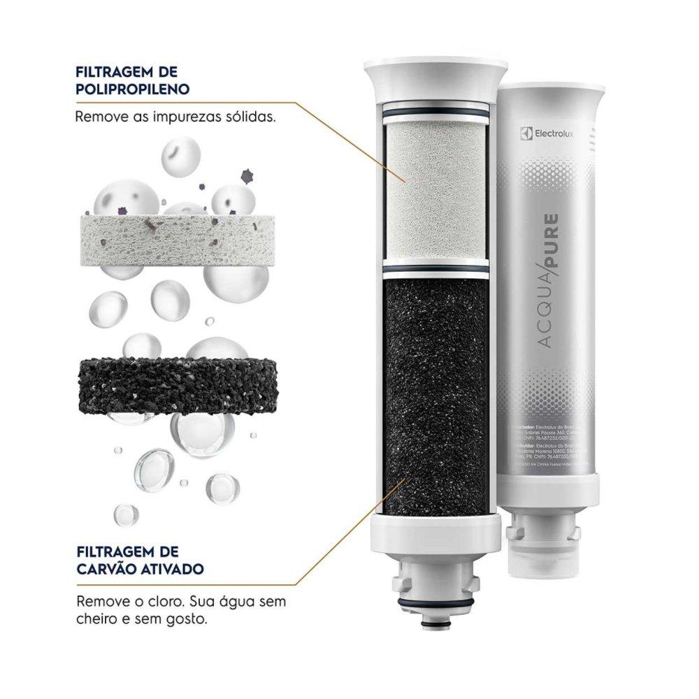 Purificador De Água Electrolux Normal Fria e Gelada Pure4x Pe12b Bivolt Branco - 5