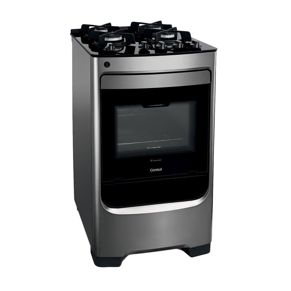 Fogão de Piso 4 Bocas Consul CFO4VAR com Acendimento Automático - 1