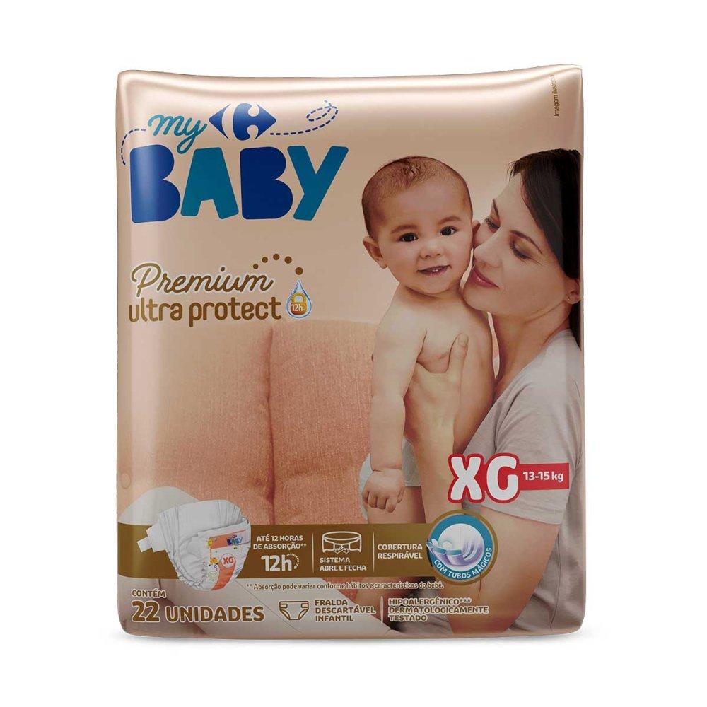 Fralda My Baby XG Soft e Protect com 22 Unidades Carrefour - 1
