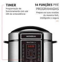Panela de Pressão Elétrica Digital 5L PE-38 Mondial - 3