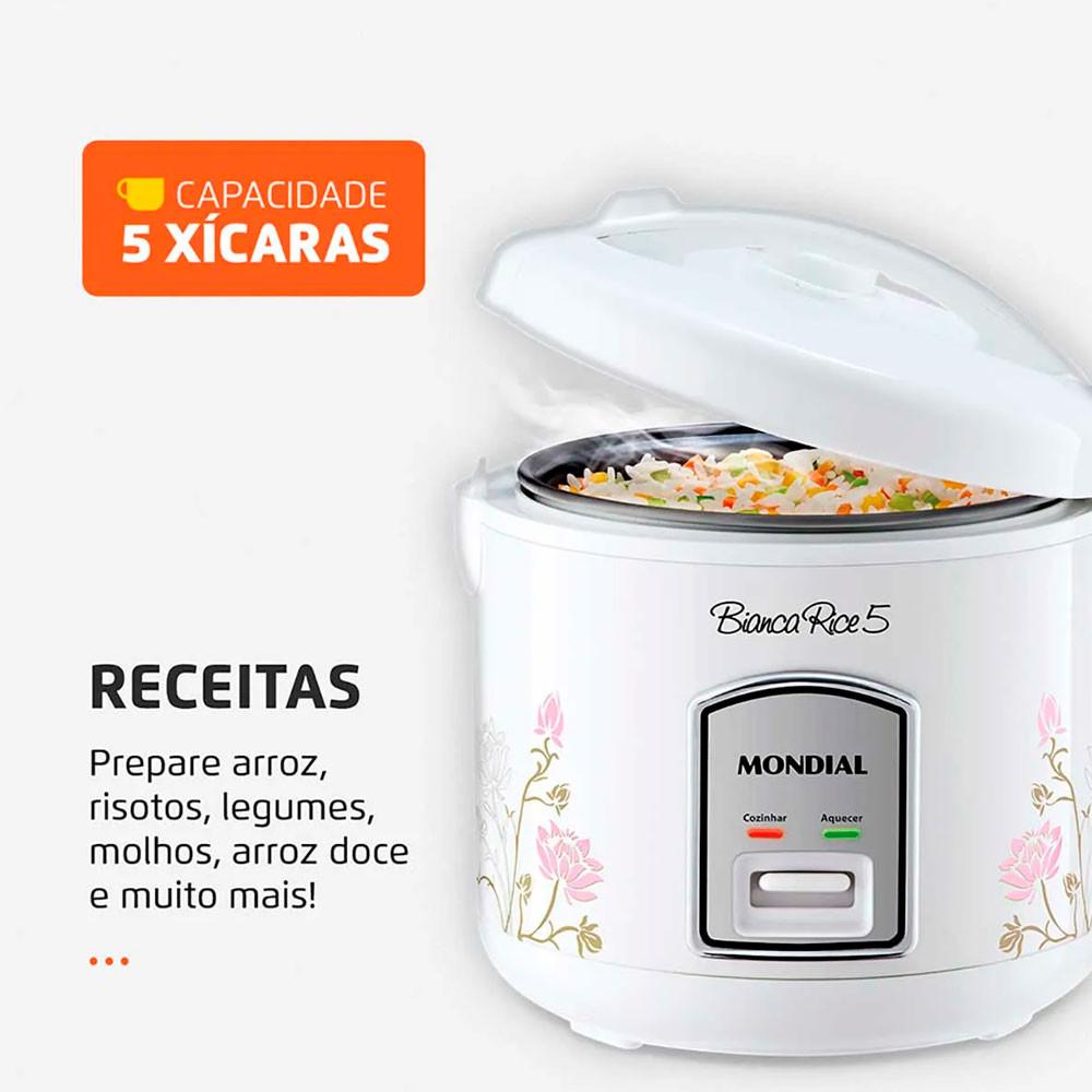 Panela De Arroz Bianca Rice 5 Mondial NPE-05-5X 400W - 2
