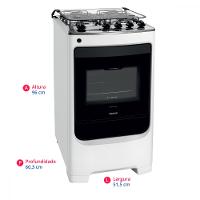 Fogão de Piso 4 Bocas Consul CFO4NAB com Acendimento Automático - 8