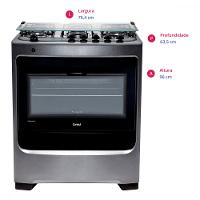 Fogão de Piso 5 Bocas Consul CFS5NAR com Acendimento Automático - 2