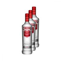 Vodka Tradicional 600ml 3 Unidades Smirnoff - 1