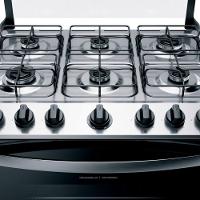 Fogão de Piso 6 Bocas Brastemp BFS6NCB com Acendimento Automático