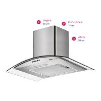 Coifa de Parede Philco Glass PCO60G 60cm 3 Velocidades - 3