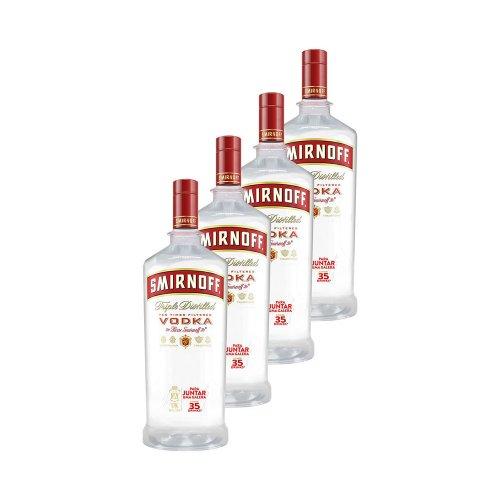 Vodka Smirnoff Red 1,75 Litros 4 Unidade - 1