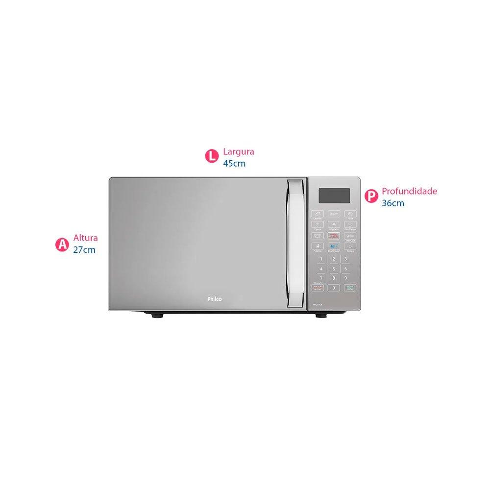 Micro-ondas PMO23EB 20L Com Função Tira Odor Philco - 4