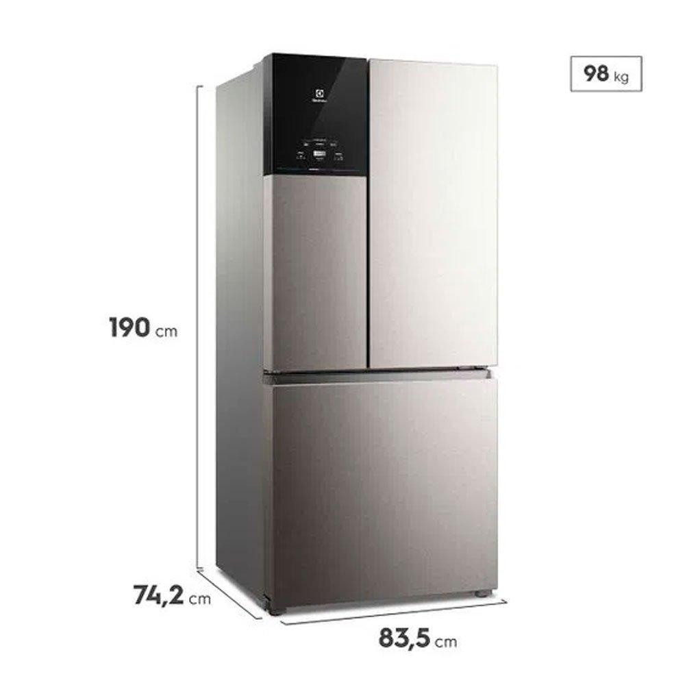 Geladeira 3 Portas IM8S FF3P Inverter com Autosense Efficient 590 Litros Electrolux - 6