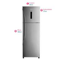 Geladeira Frost Free Top Freezer 2 Portas NR-BT41PD1XB 387 Litros Inox Panasonic - 3