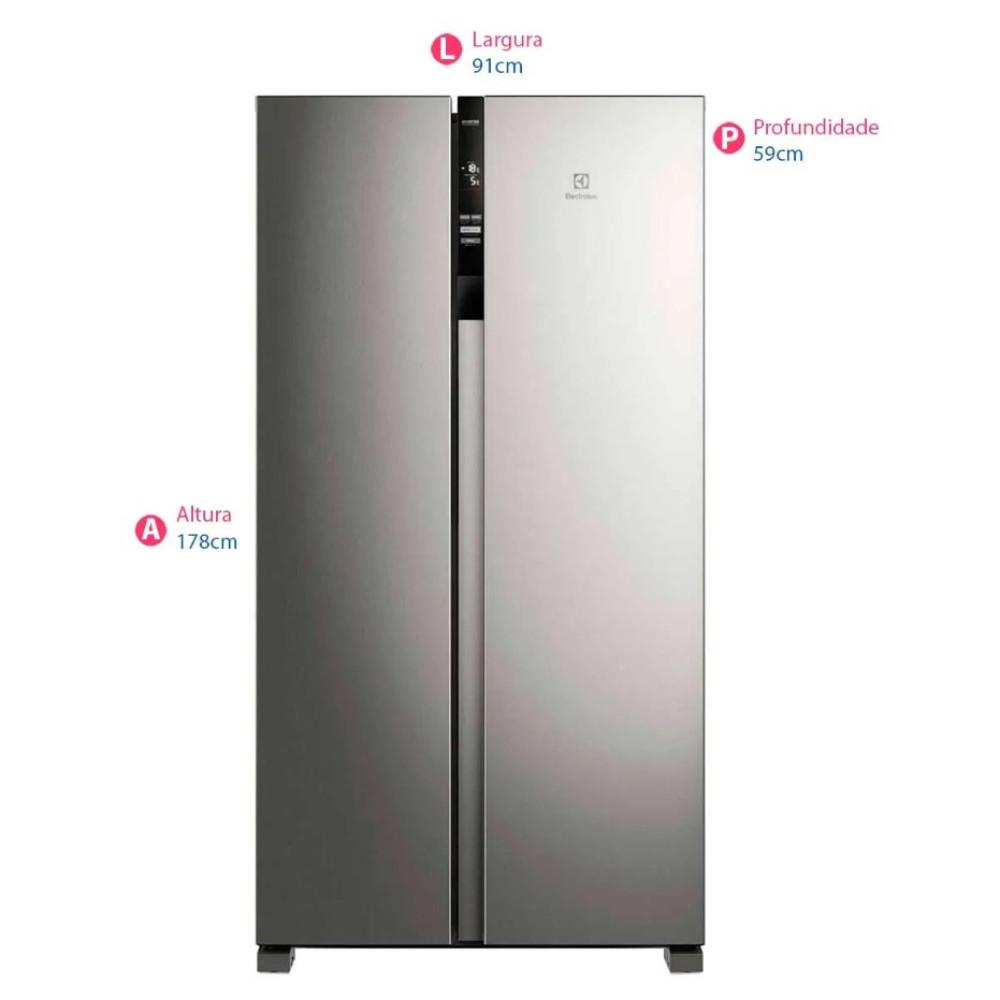 Geladeira Electrolux Side by Side Efficient com Tecnologia AutoSense 435L (IS4S) - 5