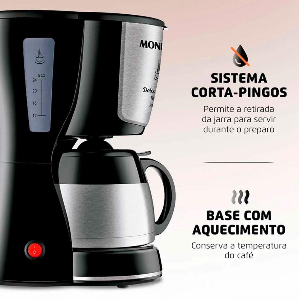 Cafeteira Elétrica Dolce Arome Thermo Mondial C-33JT 24X 800W - 3