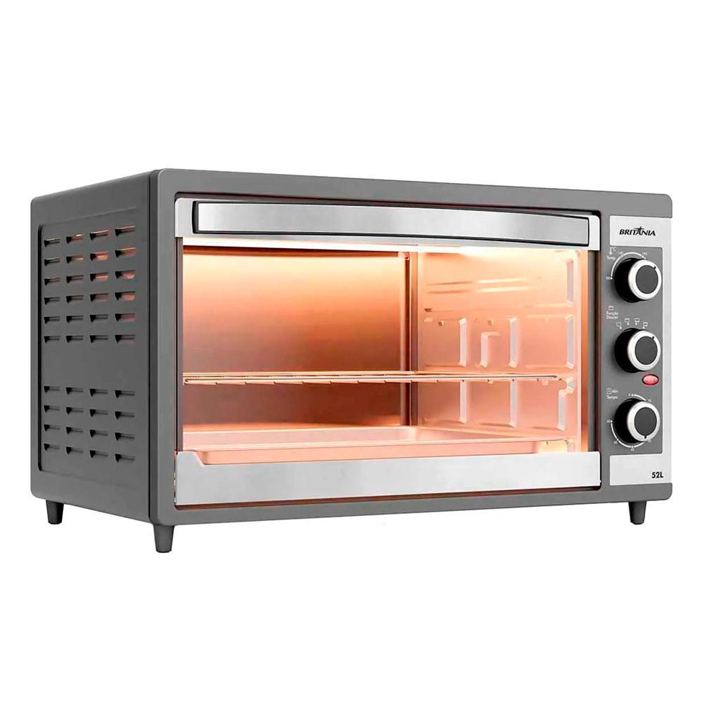 Forno Elétrico Britânia BFE55P  Dupla resistência 52L - 6