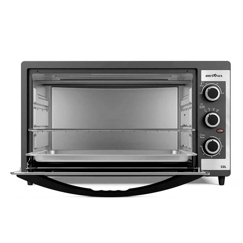 Forno Elétrico Britânia BFE55P  Dupla resistência 52L - 8