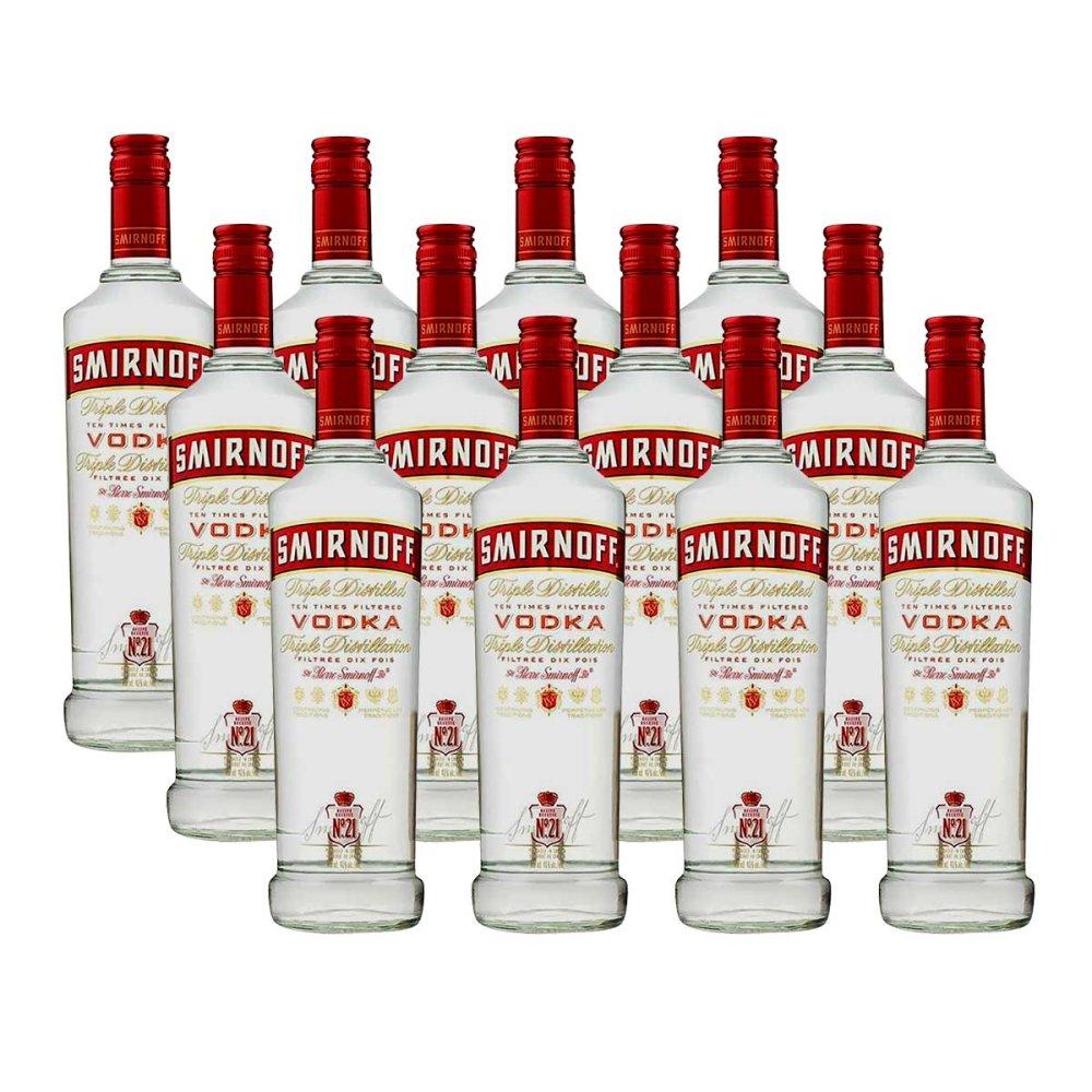 Vodka 998ml Caixa com 12 unidades Smirnoff - 1
