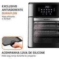 Fritadeira Elétrica Air Fryer Forno Oven 12L Mondial Preto/Inox AFON-12L-BI 2000W - 5