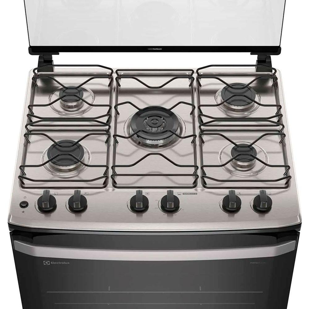 Fogão Electrolux 5 bocas Efficient Com PerfectCook FE5IB - 3
