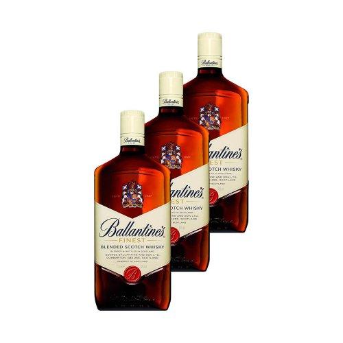 Whisky Ballantines Finest Escocês 1 Litro 3 Unidades - 1