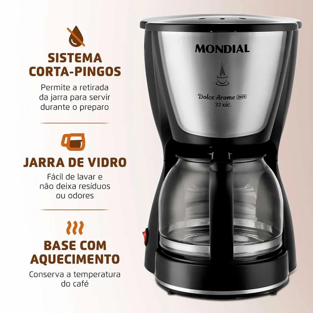 Cafeteira Elétrica C-32-32X Dolce Arome Mondial 800W - 3