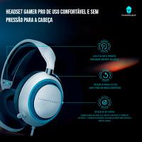 Headset Gamer ThundeRobot Silver Wing HG503 USB - 8