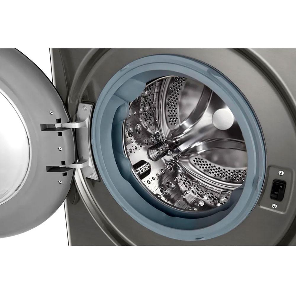 Lava e Seca Smart VC4 14Kg Inox Look com Inteligência Artificial AIDD CV5014PC4A LG - 2