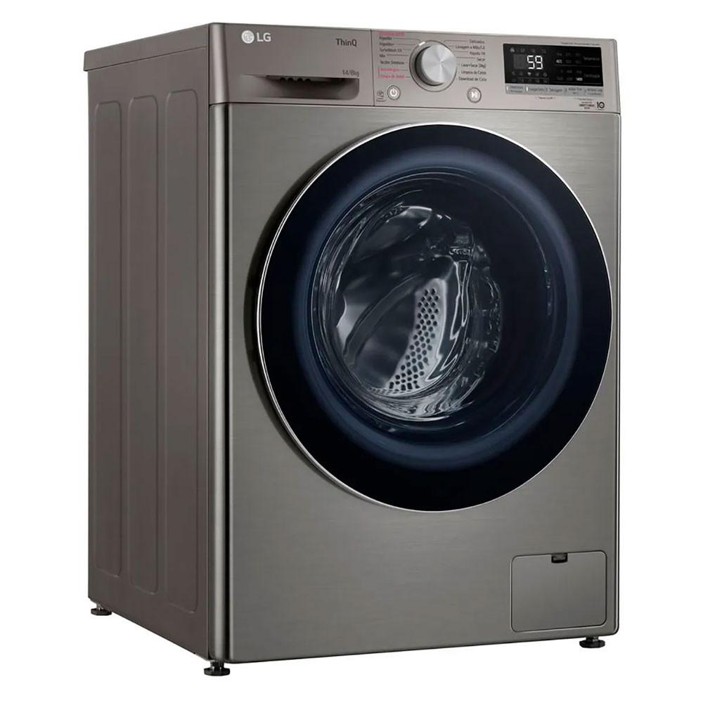 Lava e Seca Smart VC4 14Kg Inox Look com Inteligência Artificial AIDD CV5014PC4A LG - 3