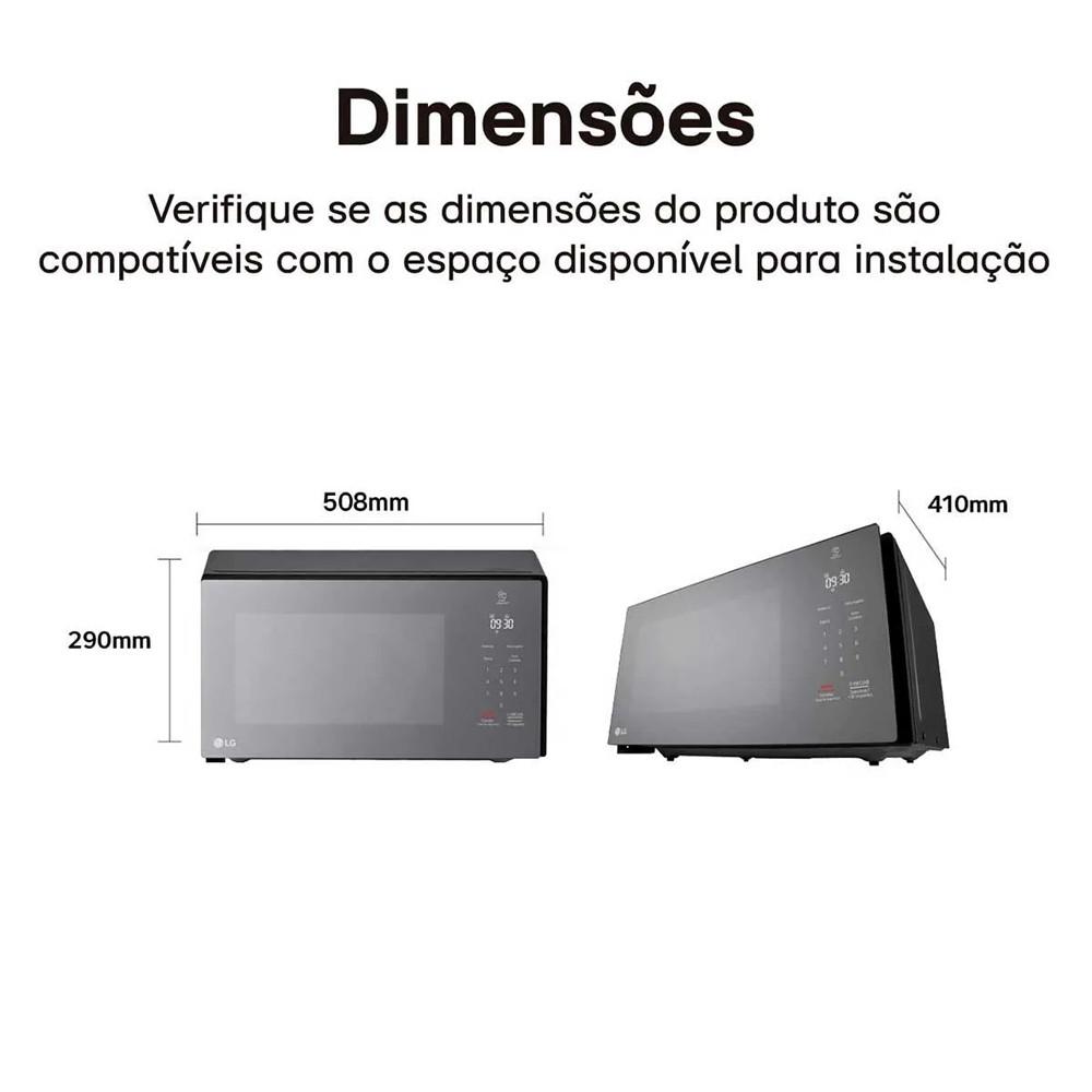 Micro-ondas NeoChef LG 30 litros Espelhado Limpa Fácil - 9