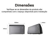 Micro-ondas NeoChef LG 30 litros Espelhado Limpa Fácil - 9