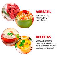 Mini Processador Turbo Pratic Mondial 300W - MP-16-B - 3