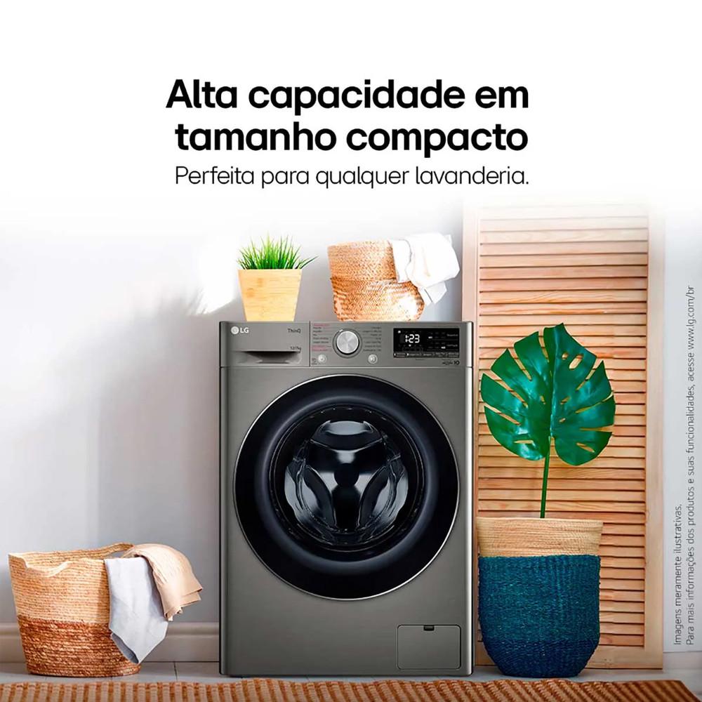 Lava e Seca Smart LG VC4 12kg Look com Inteligência Artificial AIDD CV5012PC4 - 2
