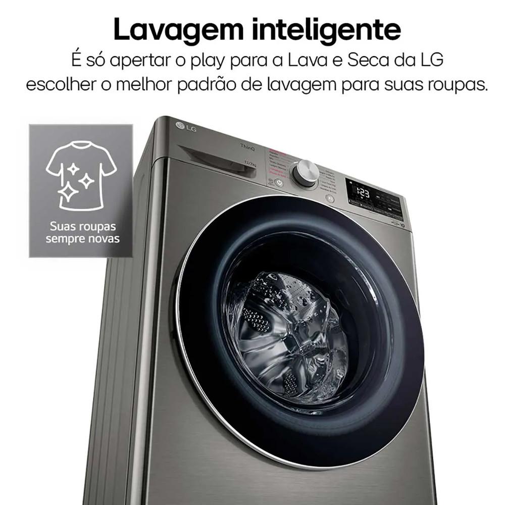 Lava e Seca Smart LG VC4 12kg Look com Inteligência Artificial AIDD CV5012PC4 - 4