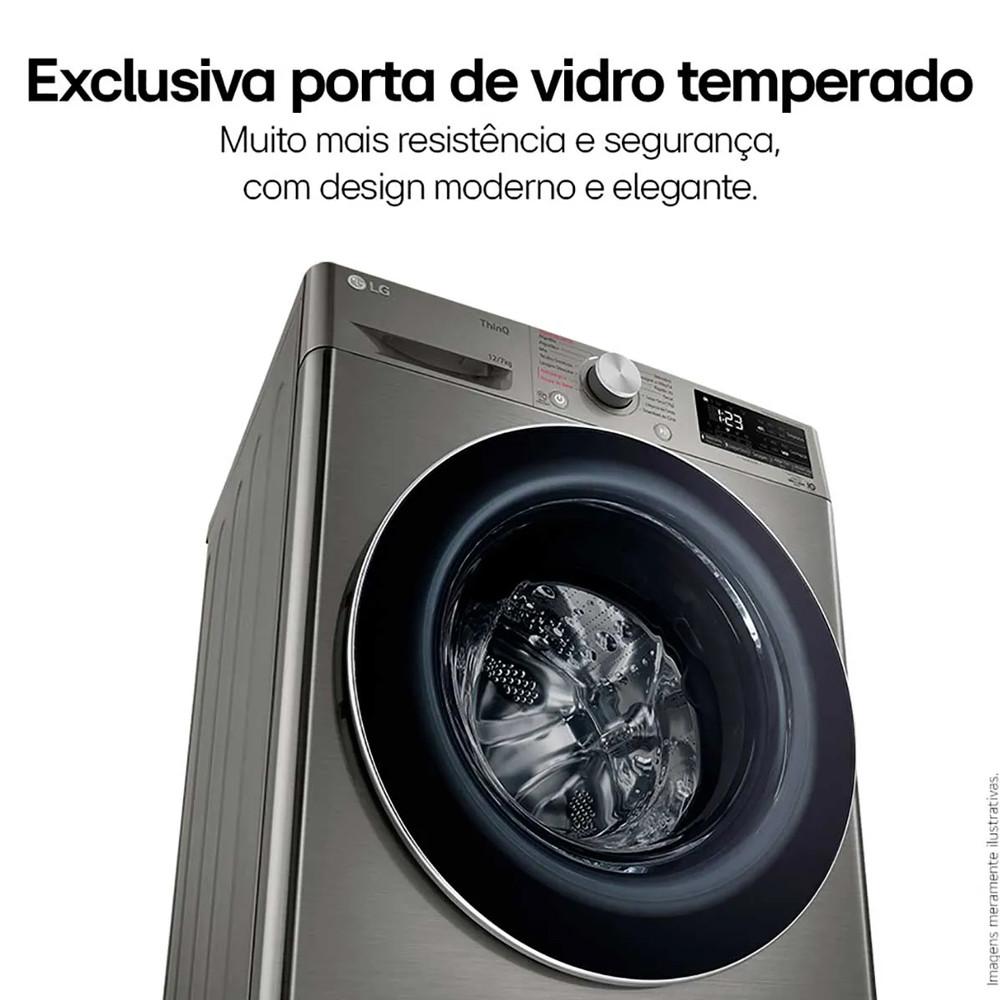 Lava e Seca Smart LG VC4 12kg Look com Inteligência Artificial AIDD CV5012PC4 - 9