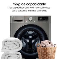 Lava e Seca Smart LG VC4 12kg Look com Inteligência Artificial AIDD CV5012PC4 - 3
