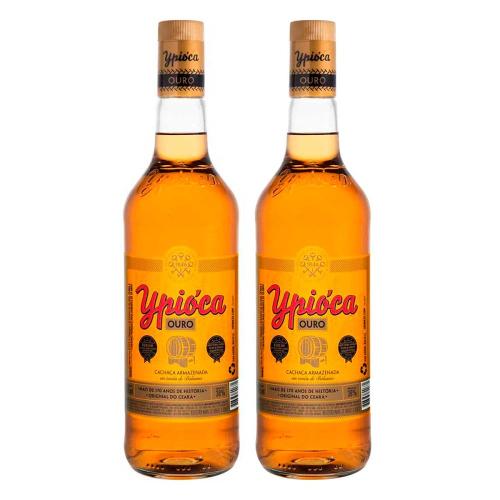 Cachaça Conta Gota Ouro 965ml 2 Unidades Ypióca