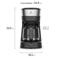 Cafeteira Elétrica Programável com Timer 30 Xícaras Experience Electrolux - 3