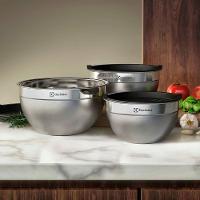 Conjunto de Bowls Inox Com Tampa Plástica Electrolux 3 Peças - 2
