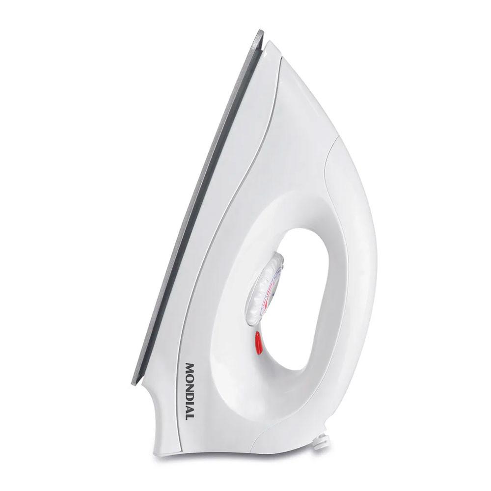 Ferro de Passar a Seco Mondial Base de Alumínio Salva Botões FSN-55-W - 2