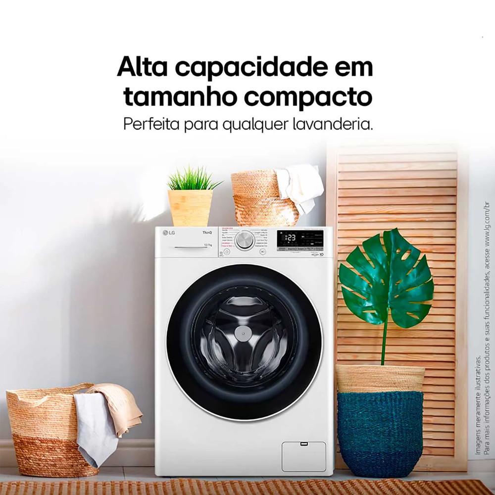Lava e Seca Smart LG VC4 12kg com Inteligência Artificial AIDD CV5012WC4 - 2