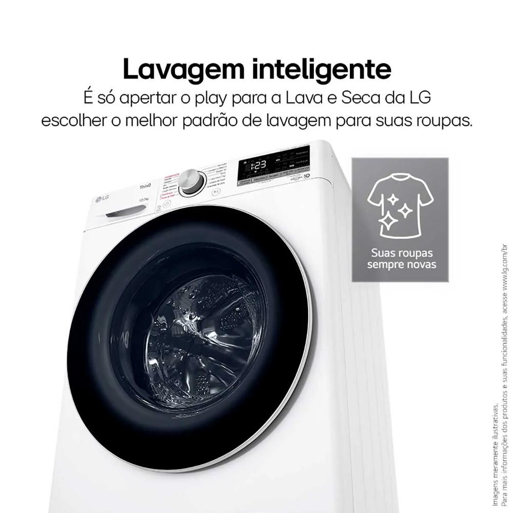 Lava e Seca Smart LG VC4 12kg com Inteligência Artificial AIDD CV5012WC4 - 4