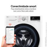 Lava e Seca Smart LG VC4 12kg com Inteligência Artificial AIDD CV5012WC4 - 8