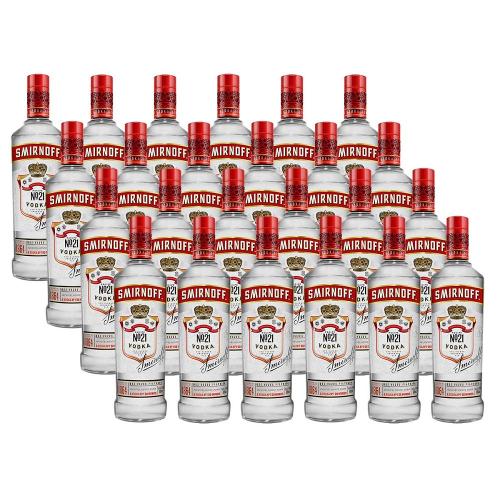 Vodka Smirnoff 600ml 24 Unidades