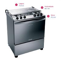 Fogão de Piso 5 Bocas Brastemp BFS5NCR com Acendimento Automático - 9