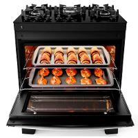 Fogão Agile Up com Mesa de Vidro e 5 Bocas Atlas