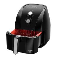 Fritadeira Elétrica Sem Óleo Air Fryer Britânia 5.5L 1500W BFR50 Redstone com Inox - 6