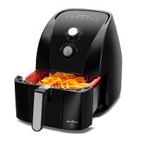 Fritadeira Elétrica Sem Óleo Air Fryer Britânia 5.5L 1500W BFR50 Redstone com Inox - 9