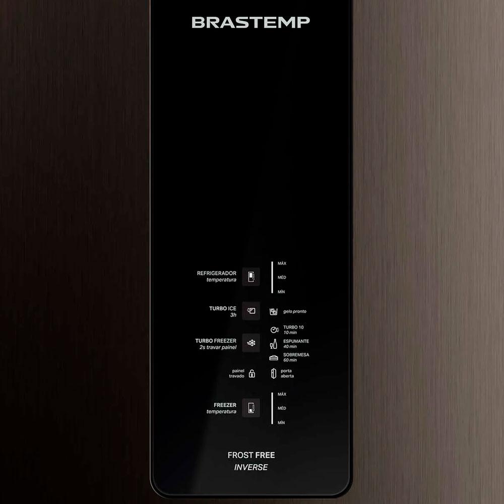 Geladeira Brastemp Frost Free Inverse 447 Litros Inox Com Smart Flow e Fresh Box - 3